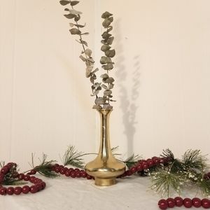 Vintage Simple Brass Bud Vase
